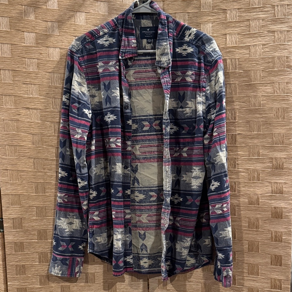 American eagle button up